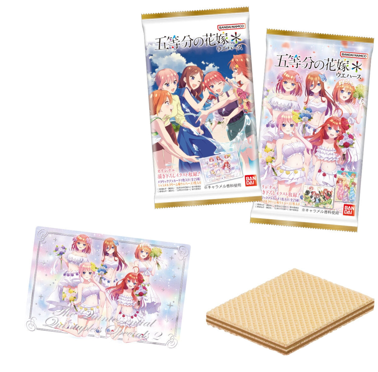 Bandai The Quintessential Quintuplets Card Wafer 14gx20 Bandai 五等分的新娘 威化食玩 五等分の花嫁*ウエハース