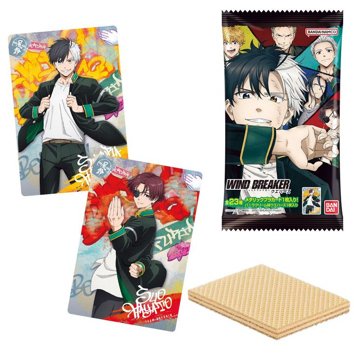 Bandai Wind Breaker Card Wafer 14gx20 Bandai WIND BREAKER 防风少年 威化食玩 WIND BREAKER カード ウエハース