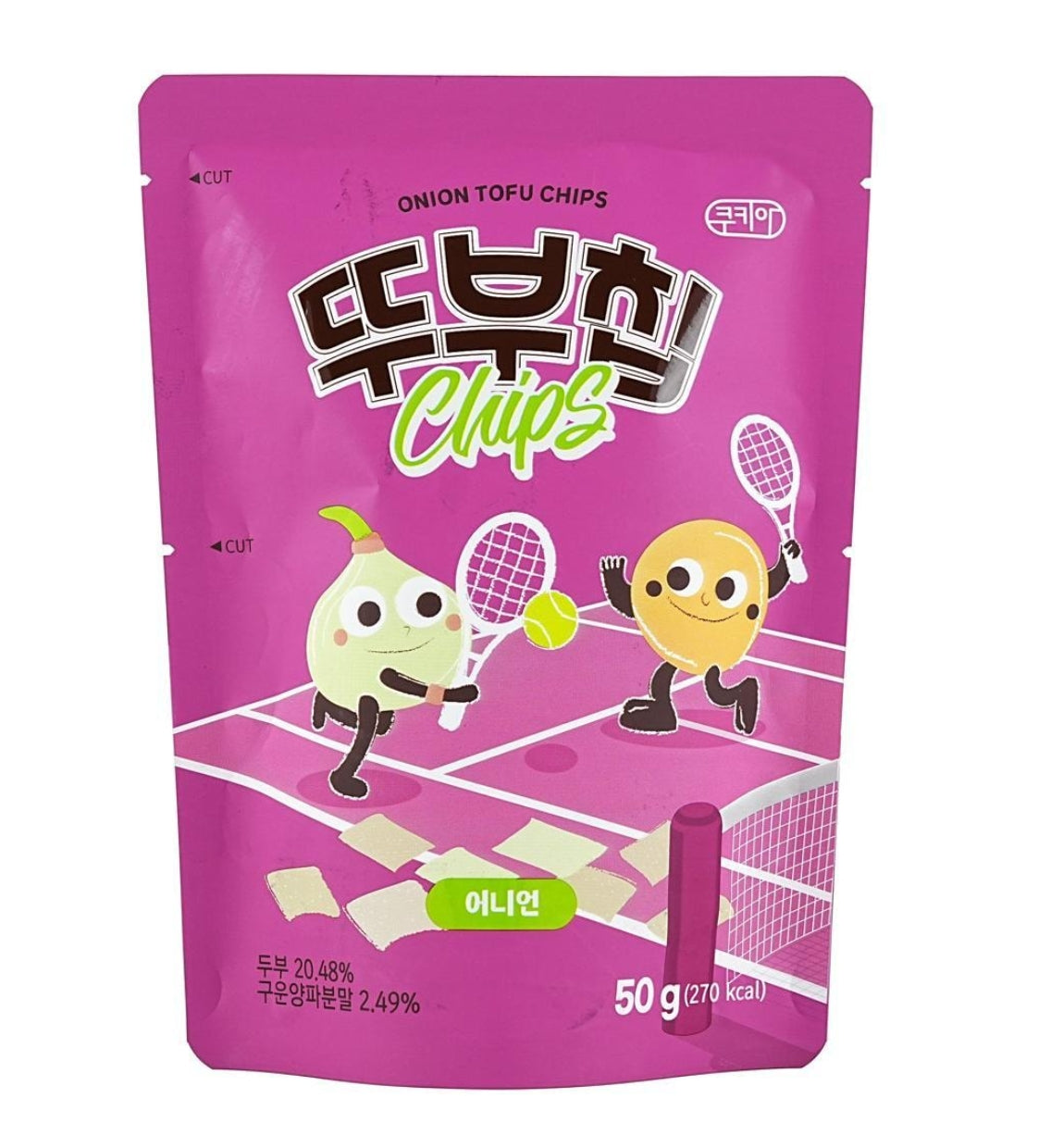 Cookia Tofu Snack Onion 50gx24 Cookiea 豆腐零食 洋葱味 쿠키아 두부스낵 양파맛 50g