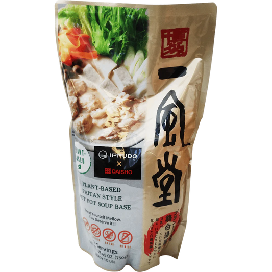 Daisho ippudo plant-based paitan soup base 750gx10 一风堂 鸡白汤风味火锅汤 一風堂監修プラントベース鍋スープ鶏白湯風味