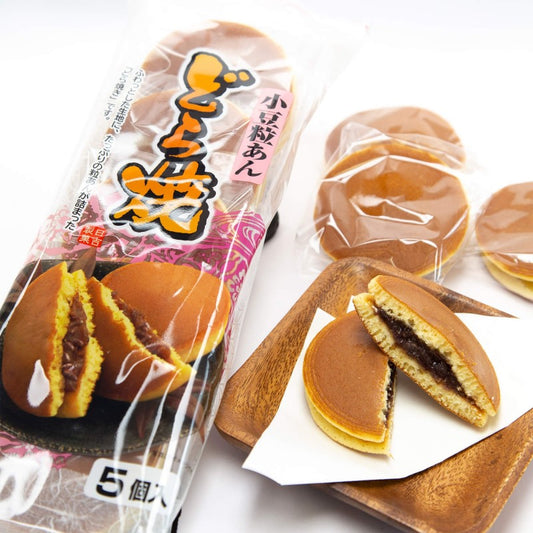 Hiyoshi Dorayaki 5 pcs 300g x12 日吉製菓 红豆铜锣烧 日吉製菓 どら焼 5個入