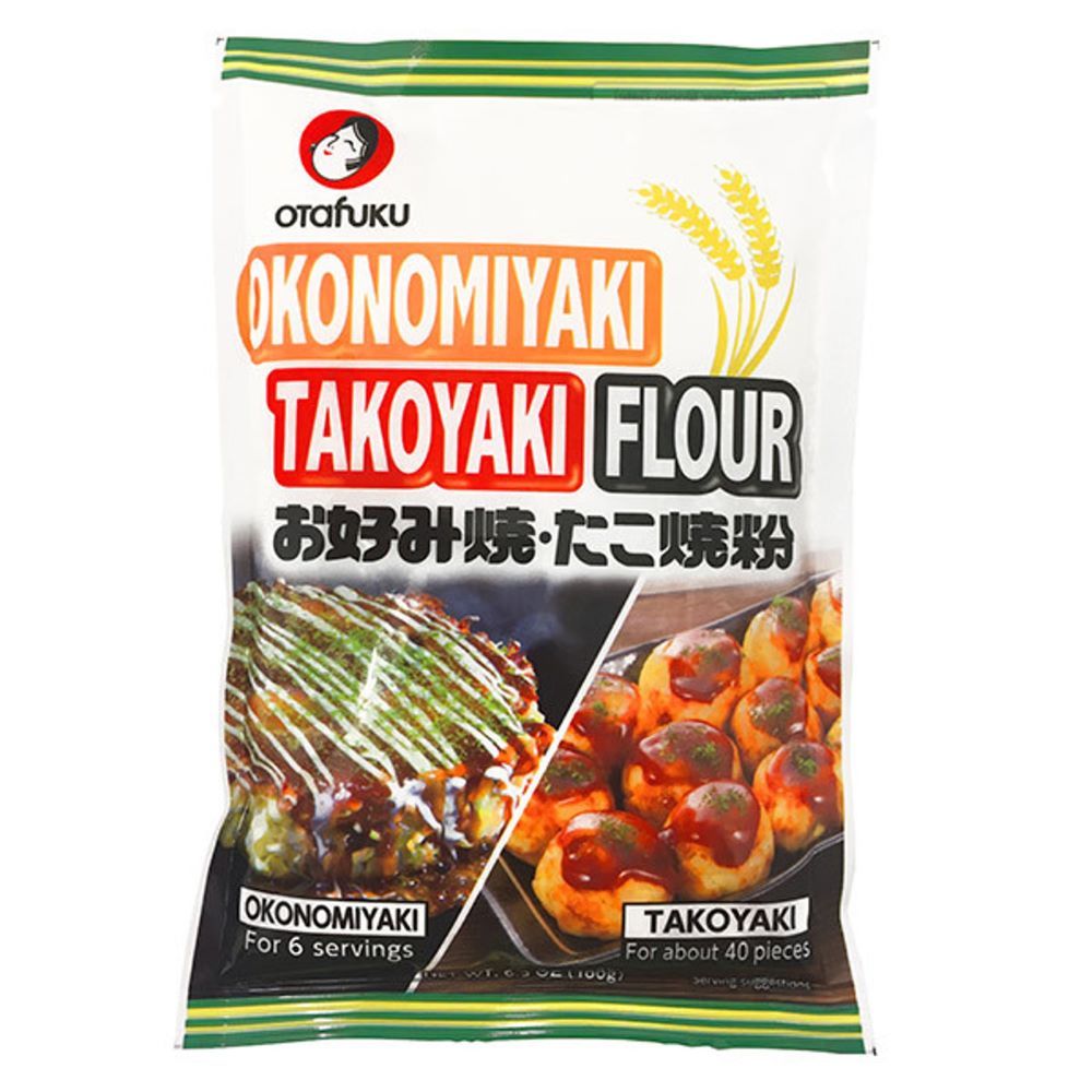 Otafuku Okonomoyaki Takoyaki Flour 180gx20 Otafuku 大阪烧章鱼烧两用粉 お好み焼・たこ焼粉(輸出用) 180g