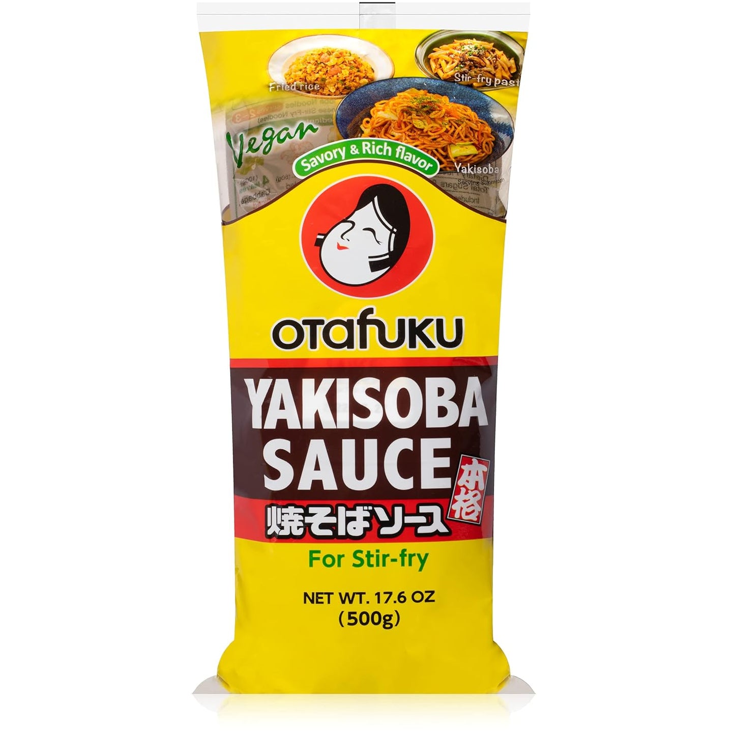 Otafuku yakisoba sauce 500mlx12 多福炒面调味汁 オタフク 焼そばソース