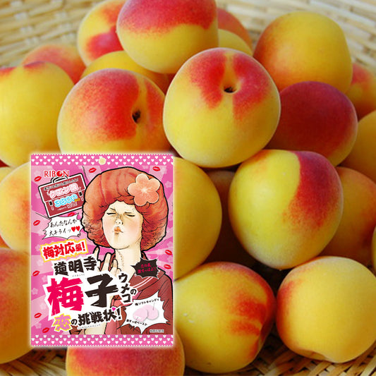 Ribon Domyoji Umeko Challenge 60g x12 x2 Ribon道明寺梅子夹心软糖 道明寺梅子の恋の挑戦状