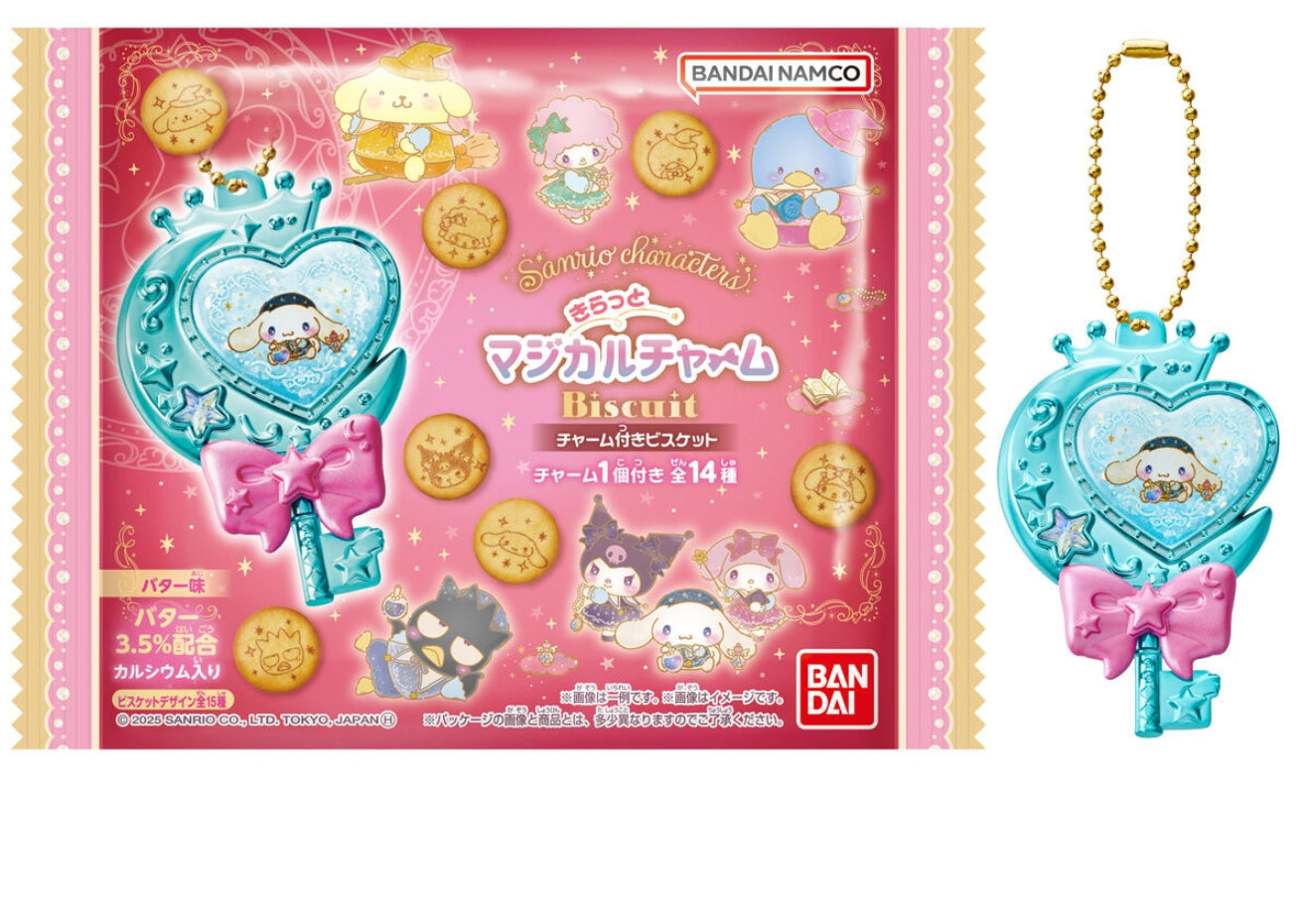 Bandai Sanrio Character Magical Charm Biscuit 21gx12 Bandai Sanrio 曲奇吊饰食玩 (仮)サンリオキャラクターズ きらっとマジカルチャームBiscuit