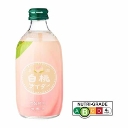 Tomomasu white peach soda 300ml x 24 友树碳酸汽水饮料 白桃味 友桝飲料 豊潤白桃サイダー