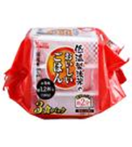 IRIS Microwaveable rice 3pcs 540gx8 低温制法速食米饭 低温製法米のおいしいごはん 国産米100% 180×3p