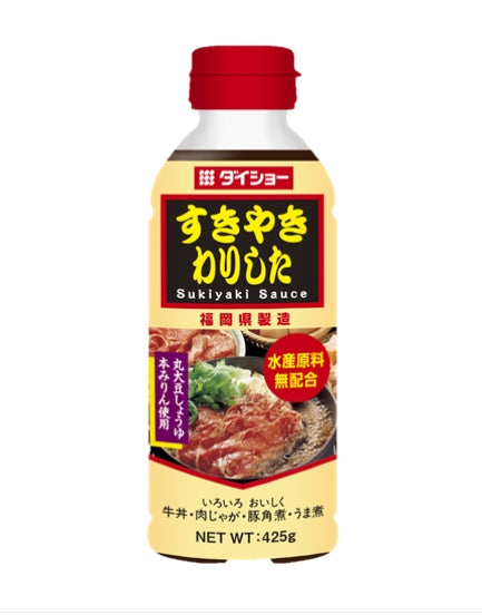 Daisho Sukiyaki Sauce (No Seafood) 425gx10x2 Daisho 寿喜烧调味汁（不含水产原料） すきやきわりしたＧＢ　水産原料抜き