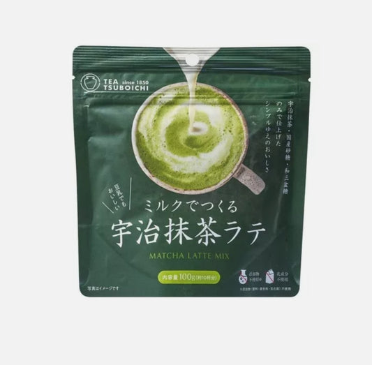 Tsuboichi Matcha Latte Mix 60gx15 日本国民百年制茶屋 抹茶拿铁茶粉 つぼ市ミルクでつくる抹茶ラテ