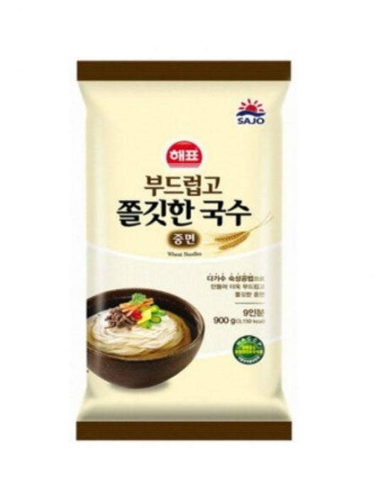 Sajohaepyo Dried Noodle 900gx15 Sajohaepyo  韩式挂面 쫄깃한 국수900G