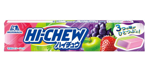 Morinaga Hi Chew Royal Mix 12pcs 55,2gx12 森永 Hi-Chew 经典混合口味 森永　ハイチュウ　王道ミックス１２粒