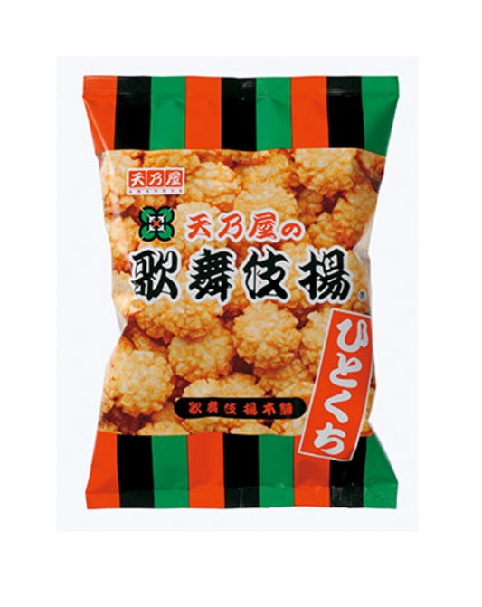 Amanoya Hitokuchi Kabukiage 68gx12 AMANOYA天乃屋 姬丸日式米饼 【輸出用】ひとくち歌舞伎揚68g
