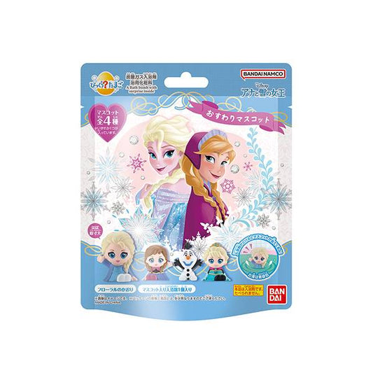 Bandai Bath Ball Bikkura Tamago Frozen Sitting Mascot 55gx15 Bandai Frozen 冰雪女王系列浴球 ﾋﾞｯｸﾗﾀﾏｺﾞ ｱﾅと雪の女王 おすわり