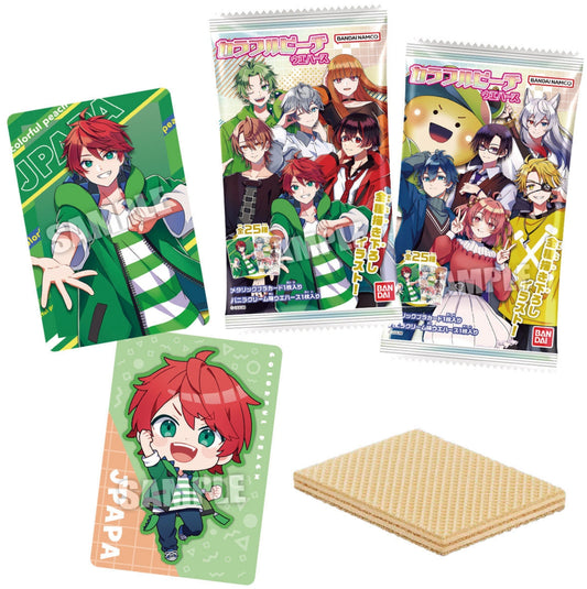 Bandai Colorful Peach Card Wafer 14gx20 Bandai 七彩桃子 威化饼 (仮)カラフルピーチ ウエハース