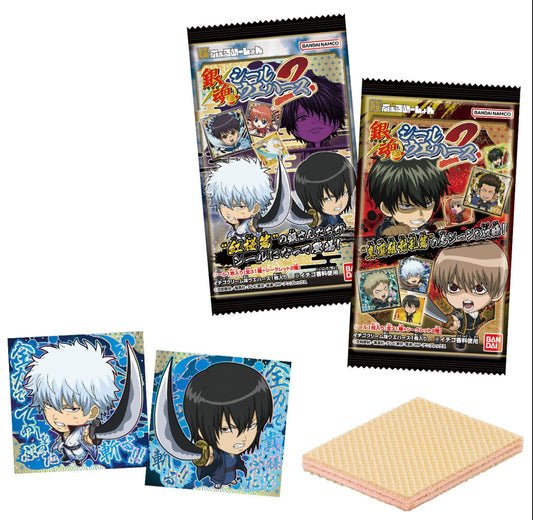 Bandai Niformation Gintama Sticker 2 Wafer 14gx20 Bandai 银魂 第2弹 威化食玩 にふぉるめーしょん 銀魂シールウエハース2