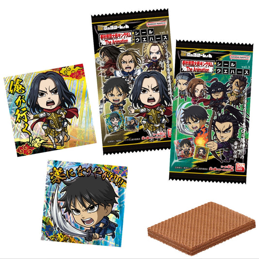 Bandai Niformation Kingdom Sticker vol.3 Wafer 15gx20 Bandai Niformation 王国 贴纸威化食玩 第3弹 にふぉるめーしょん キングダム シールウエハースvol.3