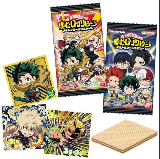 Bandai Niformation My Hero Acadmey Ultra Seal Wafer 4 14gx20 Bandai 我的英雄学院威化食玩 にふぉるめーしょん 僕のヒーローアカデミア ウルトラシールウエハース vol.04