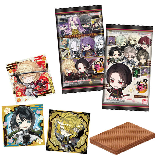 Bandai Niformation Touken Ranbu Sticker Wafer 15gx20 Bandai   Niformation 刀剑乱舞 威化食玩 にふぉるめーしょん 『刀剣乱舞ONLINE』 シールウエハース