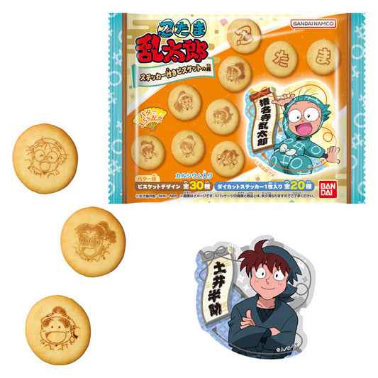 Bandai Nintama Rantaro Sticker Biscuit 21gx12 Bandai 忍者乱太郎 饼干食玩 忍たま乱太郎 ステッカー付きビスケット の段