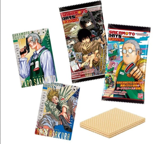 Bandai Sakamoto Days Card Wafer 14gx20 Bandai  Sakamoto Days坂本日常 威化食玩 (仮)SAKAMOTO DAYSウエハース