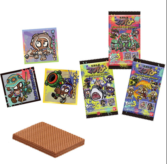 Bandai Splatoon 3 Tableturf Sticker Wafer vol2 15gx20 Bandai  Splatoon3 占地斗士 威化贴纸 Vol.2 食玩 スプラトゥーン3 陣取大戦ナワバトラー シールウエハースvol.2