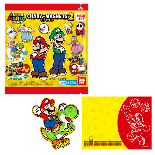 andai Super Mario Character Magnets 2 Soda Gum 15gx14 Bandai 超级马力欧 角色磁贴2 食玩 スーパーマリオ キャラマグネッツ２