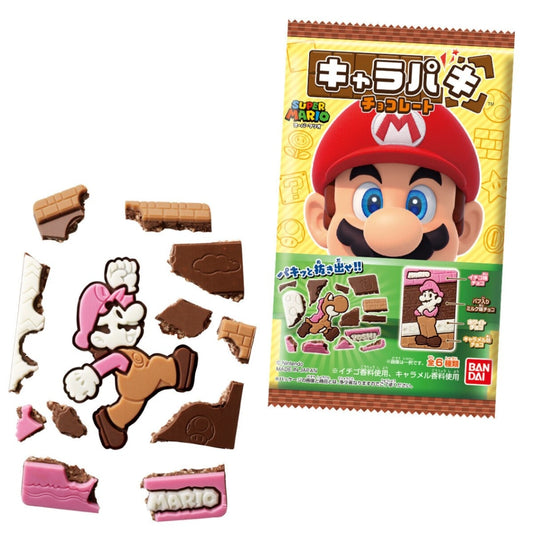 Bandai Super Mario Charapaki Chocolate 27gx14 Bandai SUPER MARIO  巧克力食玩 バンダイ スーパーマリオ キャラパキ