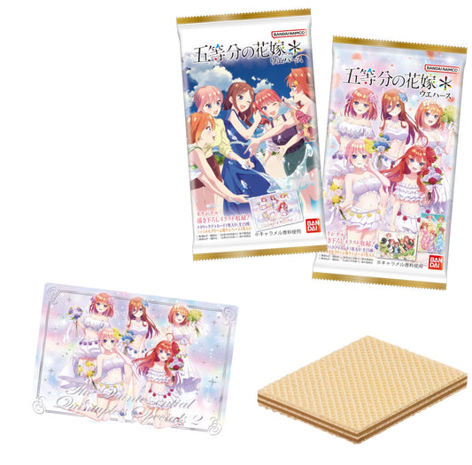 Bandai The Quintessential Quintuplets Card Wafer 14gx20 Bandai 五等分的新娘 威化食玩 五等分の花嫁＊ウエハース