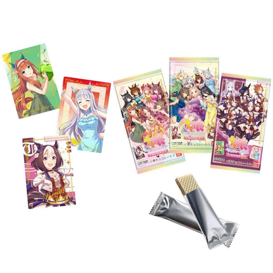 Bandai Uma Musume Pretty Derby Card Twin Wafer Sp. R 6,5gx20 Bandai 赛马娘 Pretty Derby Special 双威化食玩 ウマ娘 プリティーダービー ツインウエハース Special R