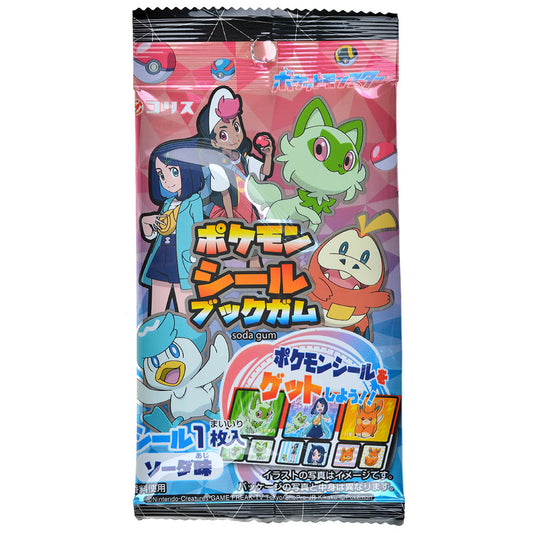 Coris Pokemon sticker book gum 3.5g x15 Coris Pokemon 贴纸书口香糖 コリス　ポケモンシールブックガム