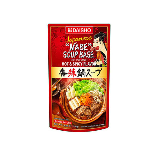 Daisho hot & spicy flavour soup 750gx10 大逸昌日式火锅汤底 香辣味 ダイショー 香辣鍋スープ