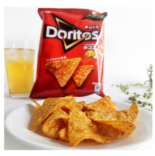 Frito Lay Doritos Mexican Tacos Flavor 60gx12 Doritos 墨西哥玉米饼味 ドリトス　メキシカン・タコス味６０ｇ
