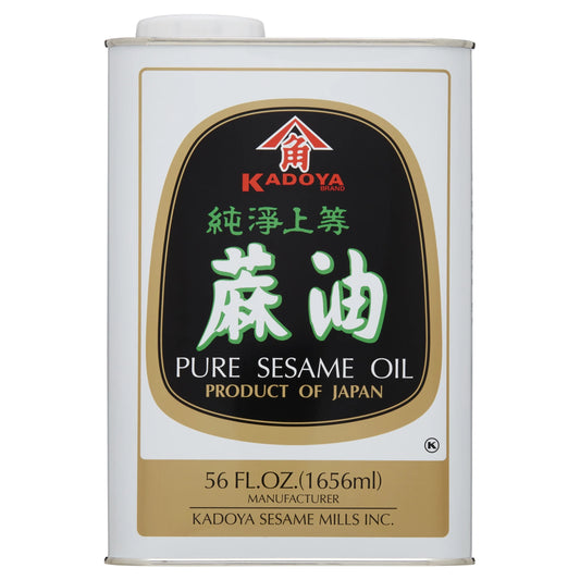 Kadoya sesame oil 56fl oz x 10 Kadoya 芝麻油 かどや 純正ごま油