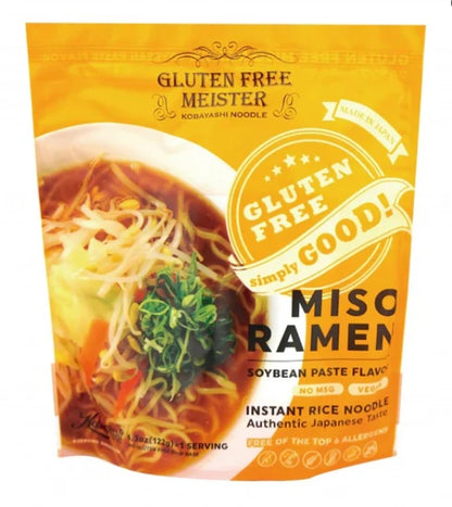 Kobayashi Gluten Free Instant Rice Noodle Miso 122gx16 小林制面 无麸质 大米拉面  味增味 インスタントラーメン みそ