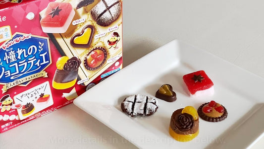 Kracie Poppink Cookin Chocolatier 28gx5 知育果子创意DIY食玩 可可派对小达人 ポッピンクッキン　憧れのショコラティエ 28g