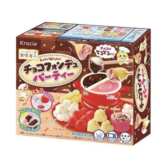 Kracie poppin cookin chocolate fondue party 31gx5 Kracie poppin cookin 甜心火锅食玩 ポッピンクッキン チョコフォンデュパーティー