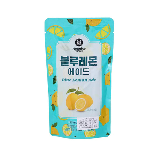 Mcnulty Blue lemon Ade 190mlx10x3 Café Mcnulty 蓝柠檬饮料 맥널티 블루레몬 에이드 190ml