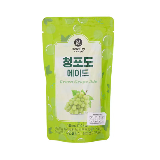 Mcnulty Green grape Ade 190mlx10x3 Café Mcnulty 绿葡萄饮料 맥널티 청포도 에이드 190ml