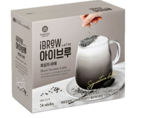 Mcnulty iBrew Black Sesame Latte 24pcs 396gx6 McNulty Coffee 黑芝麻拿铁 맥널티 아이브루 흑임자 라떼 24T
