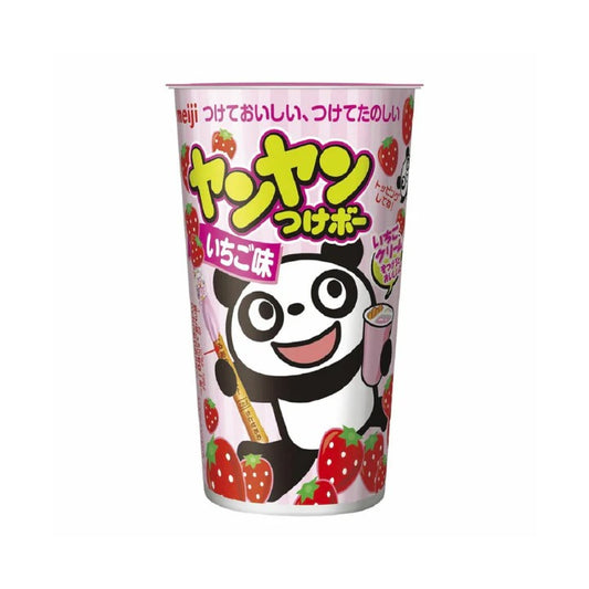 Meiji Yan Yan Tsukebo Dip Biscuit Strawberry Cream 48gx10 明治草莓蘸酱饼干棒 明治　ヤンヤンつけボー　いちご味４８ｇ