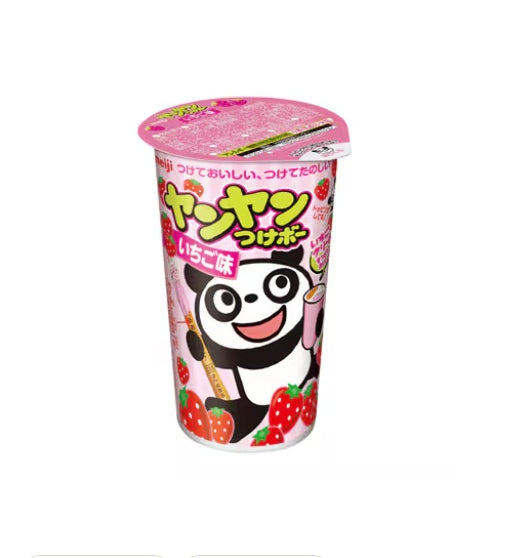 Meiji Yan Yan Tsukebo Dip Biscuit Strawberry Cream 48gx10x8 明治草莓蘸酱饼干棒 明治　ヤンヤンつけボー　いちご味４８ｇ