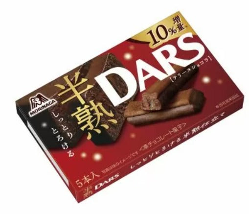 Morinaga Hanjyuku Dars Terrine Chocolat 5 Sticks 38,5gx10 森永DAR 丝滑香浓半熟 巧克力 森永　半熟ダース　テリーヌショコラ５本