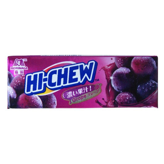 Morinaga Hi-Chew Grape 12 pcs 55,2gx12 森永 Hi-Chew 葡萄味软糖 森永　ハイチュウグレープ  １２粒
