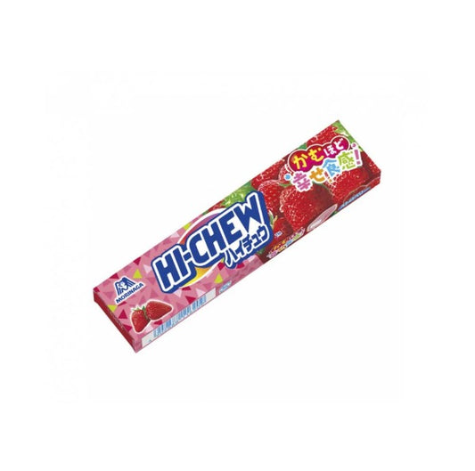 "Morinaga Hi-Chew Strawberry 12 pcs 55,2gx12 森永 Hi-Chew 草莓味软糖 森永　ハイチュウストロベリー  １２粒"