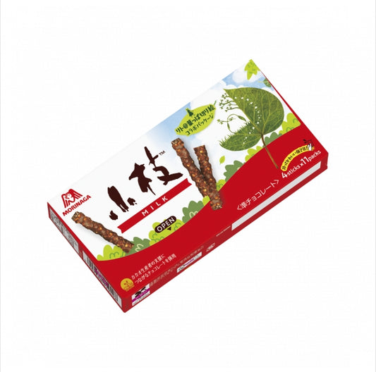 Morinaga Koeda Almond Milk Chocolate 44 Sticks 59,4gx10x8 森永Morinaga 小枝 杏仁牛奶巧克力夹心涂层饼干棒 森永　小枝ミルク　４４本