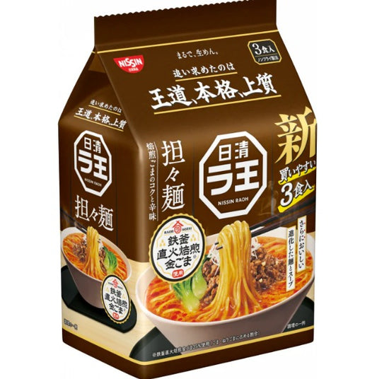 Nissin Raoh Tantan Noodle 3 Servings Pack 285gx9x2 Nissin 日清拉王即食拉面担担面味 日清　ラ王担々麺　３食パック