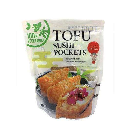Ok Food Tofu Sushi Pockets 10p (ambient) 400gx20 口袋豆腐皮 203421　常温いなりあげ　10枚入