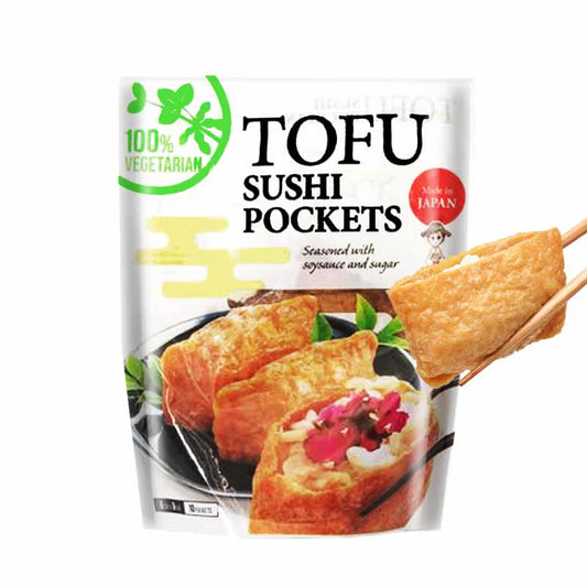 Ok Food Tofu Sushi Pockets 10p (ambient) 400gx20 口袋豆腐皮 203421　常温いなりあげ　10枚入