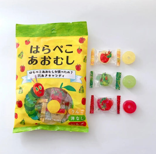 Pine Hungry Caterpillar Candy 80gx6x8 Pine 贪吃的毛毛虫系列糖果 パイン　はらぺこあおむしキャンディ　８０ｇ