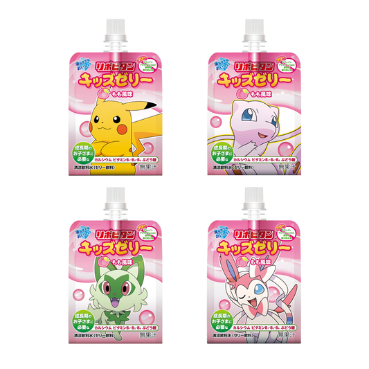 Taisho Lipovitan Kids Jelly Peach Flavor 125gx6x5 LipovitanPokemon吸吸果冻 桃子风味 大正製薬 リポビタンキッズゼリー もも風味
